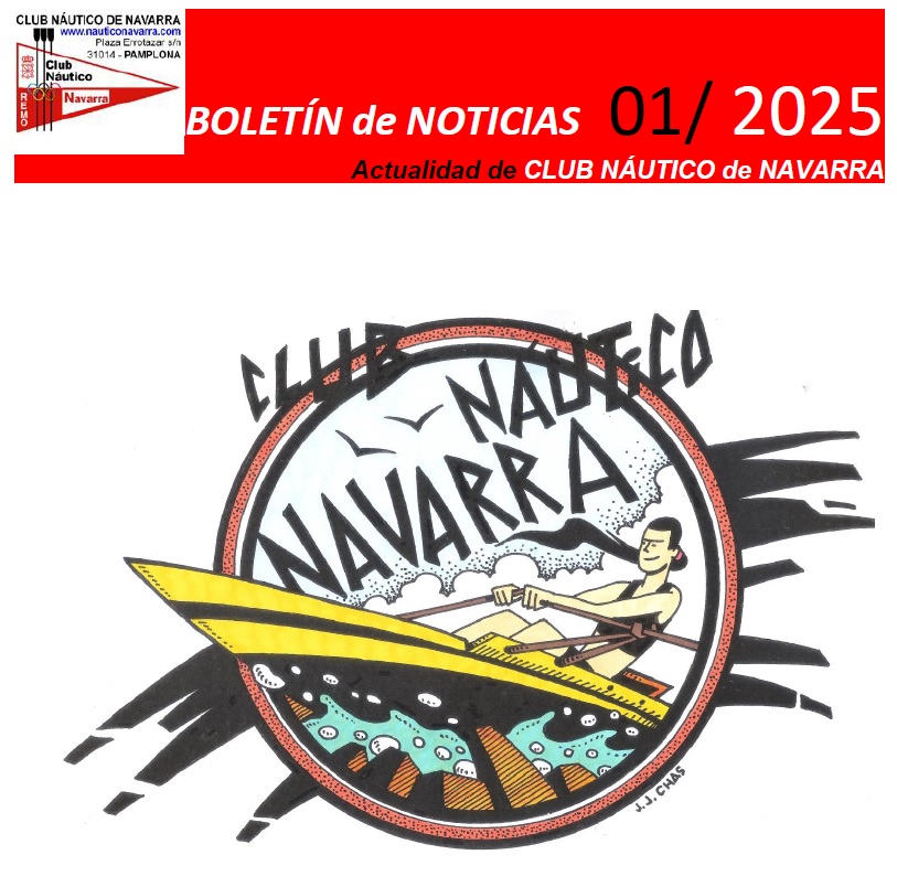 Bolet&iacute;n Noticias Club N&aacute;utico de Navarra 01/2025
